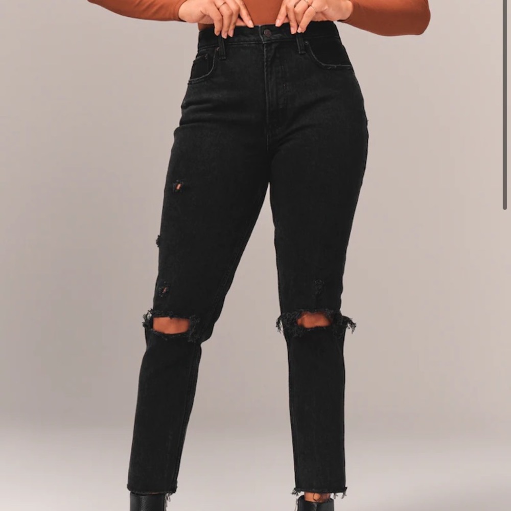 Abercrombie and Fitch curve love black skinny jean